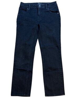 Hudson Black Straight-Leg Jeans Womens Size‎ 10 Cotton Blend